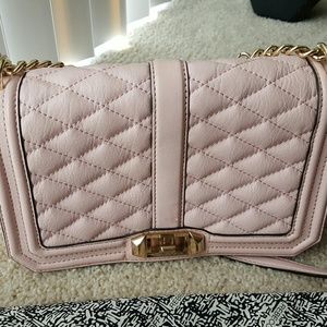Rebecca minkoff love crossbody baby pink